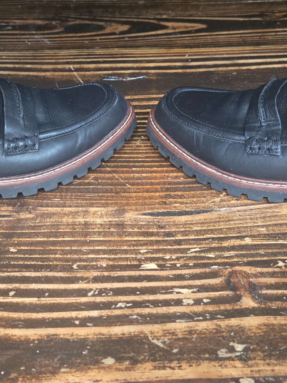 Madewell shoes size 9 classic leather loafers slip on . - Picture 5 of 8